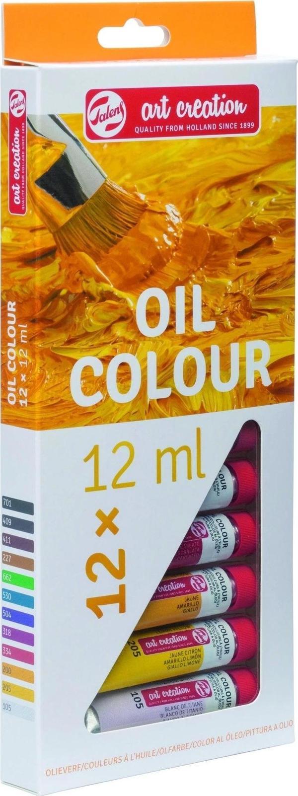Talens Art Creation Başlangıç seti yağlı boya 12 renkli (12 ml tüp) | yetişkinler için boyama - Image 1