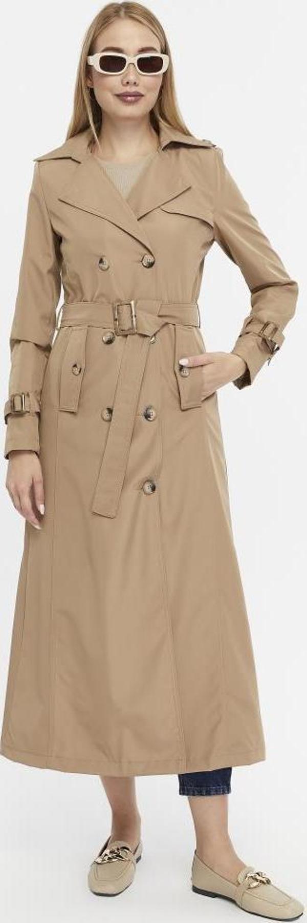 Mevsimlik Uzun Boy Kadın Trençkot - Image 1