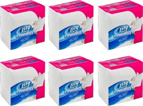 Lily Tombul Peçete 100 lü x 6 Adet - Image 1