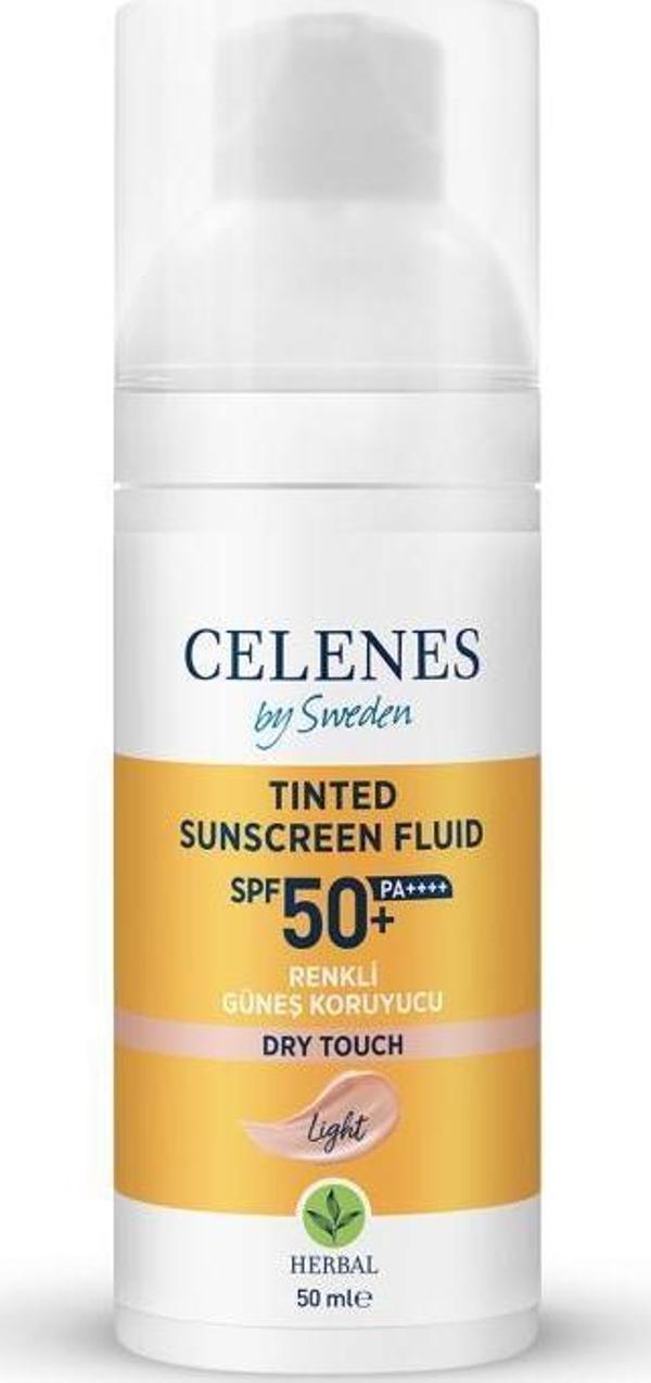 Herbal Dry Touch SPF 50 Mat Bitişli Renkli Güneş Kremi - Yüz Ve Dekolte Bölgesi 50 ml - Image 1