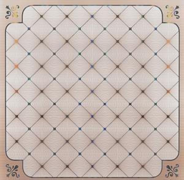 60x60 Pvc Petek Desen Asma Tavan Paneli 1Paket 20Ad 7.2m2 - Image 1