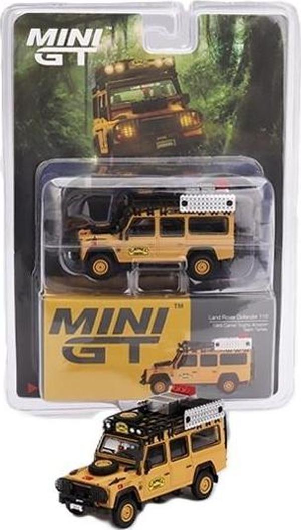 Mini GT 856 Land Rover Defender 110 1989 Camel Trophy Amazon Team Turkey Turkey Exclusive - Image 1