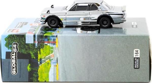 Tarmac Works Skyline HT 2000GT-R Silver Chrome - Japan Special Edition - Image 1