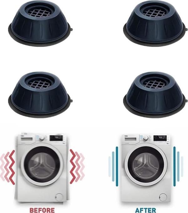 Çamaşır Makinası Titreşim Önleyici Makina Altlığı 4 Lü Makina Ayağı - Image 1