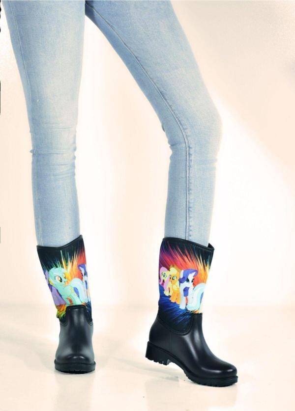 Odesa Ayakkabı Market Little Pony Kız Çocuk Içi Kürklü Termal Yağmur Çizmesi - Image 1