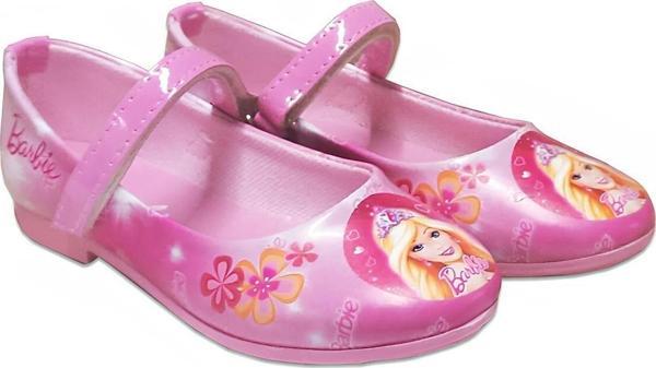 Modaonn Barbie Baskılı Kız Çocuk Babet Ayakkabı - Image 1