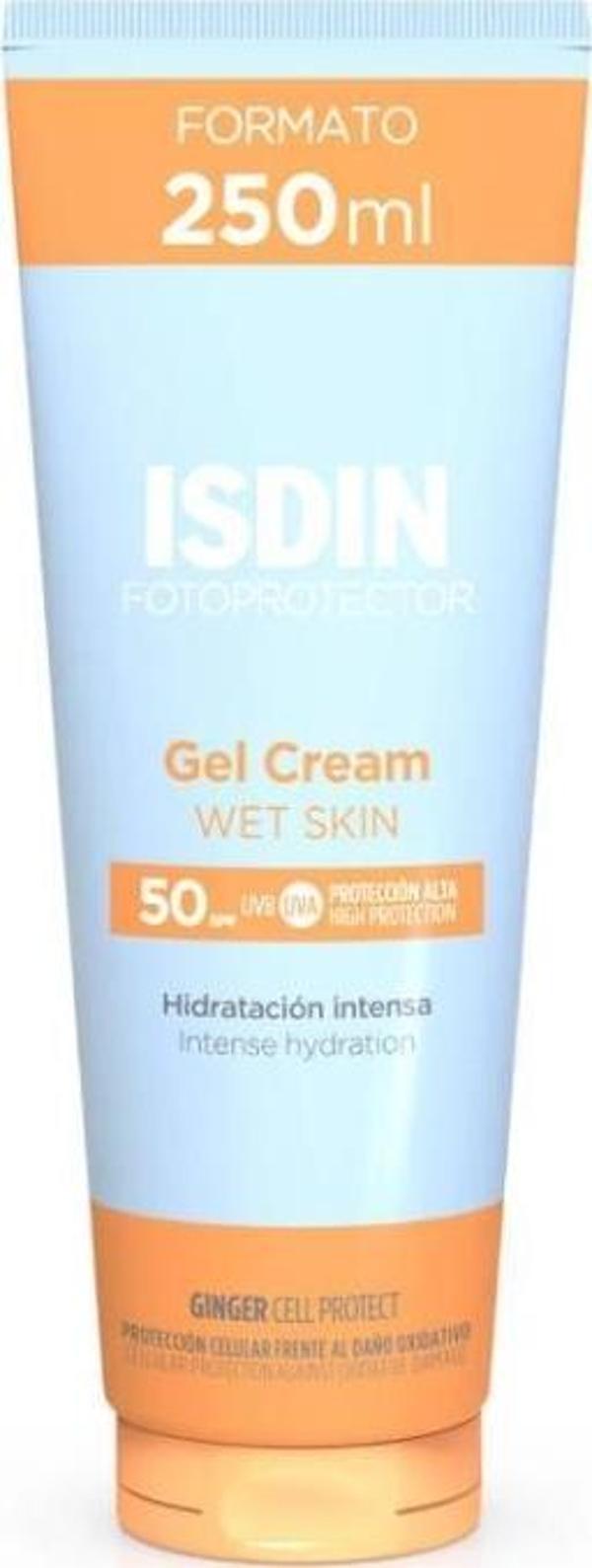 ISDIN Photoprotector Gel Cream Wet Skin SPF50 250ml - Image 1