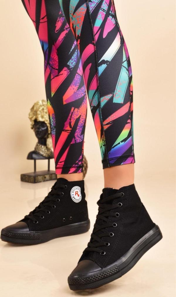 Modaonn Günlük Rahat Bilekli Keten Kadın Sneaker Spor Ayakkabı - Image 1