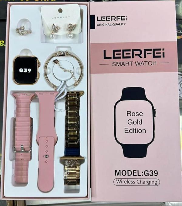 Kadın Saat G39 Küpe+Yüzük+Bileklik HEDİYE - Image 1