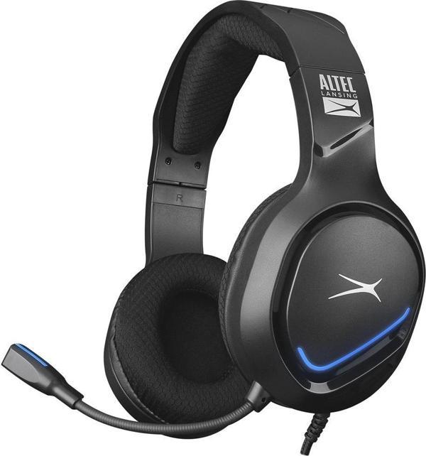 Altec Lansing ALGH9603 Siyah PS4/XBOX/Mobil Uyumlu USB+3.5mm Mavi Ledli Gaming Mikrofonlu Kulaklık - Image 1
