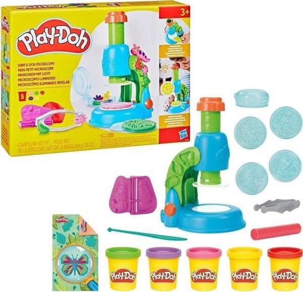 PLAY DOH IŞIKLI MİKROSKOP OYUN SETİ G0494 - Image 1