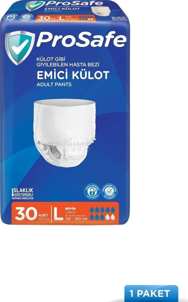 Prosafe Tekstil Yüzey Emici Yetişkin Külot Large 30'Lu Paket - Image 1