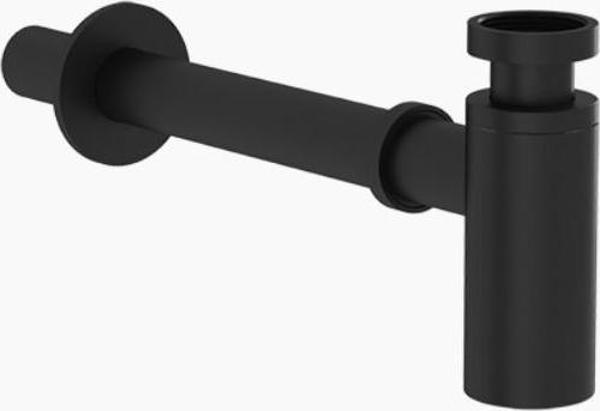 VitrA Origin A4512336WTC Lavabo Sifonu Alt, T Tipi, Mat Siyah - Image 1