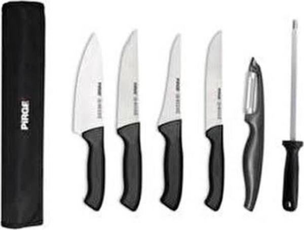 Pirge Ecco Çantalı Gastronomi Bıçak Seti 6+1 - Image 1