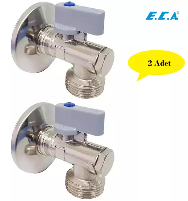 ECA KÜRESEL ÇAMAŞIR MUSLUĞU 602111059 1/2 2 ADET - Image 1