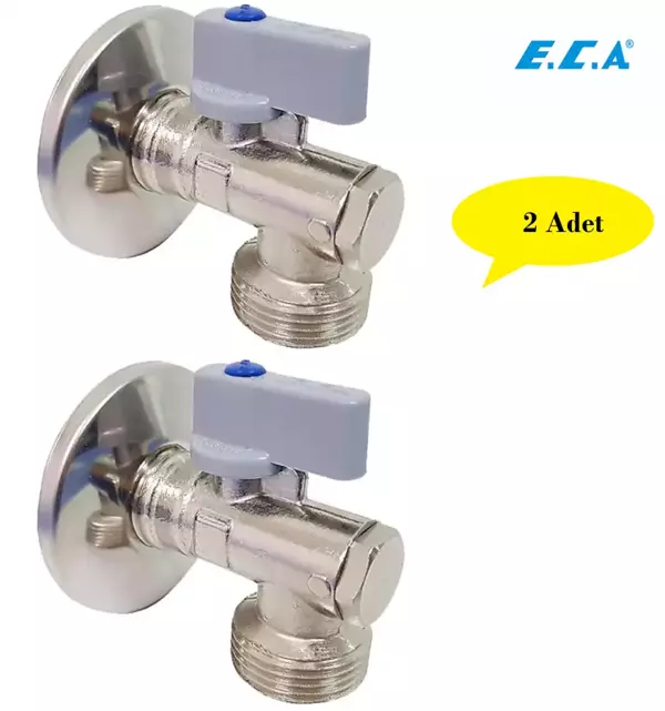 ECA KÜRESEL ÇAMAŞIR MUSLUĞU 602111059 1/2 2 ADET - Image 1