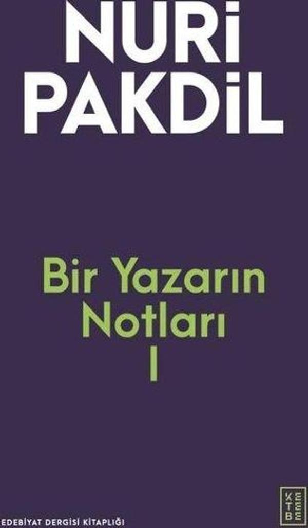 Bir Yazarın Notları 1 - Ketebe - Image 1