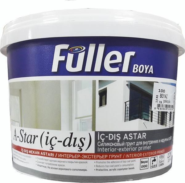 Füller A-Star İç Dış Cephe Astar 3,5 Kg Beyaz - Image 1