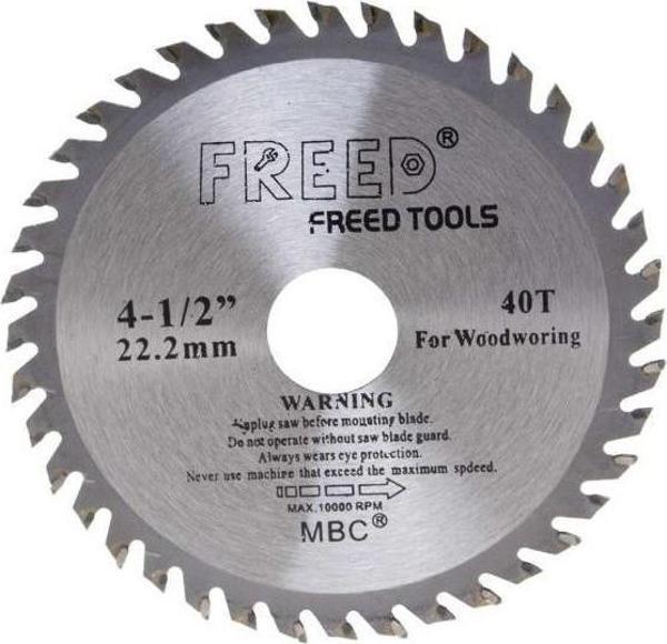 Freed ASM-20 115 mm Ahsap Kesici Elmas Testere 40 Diş - Image 1