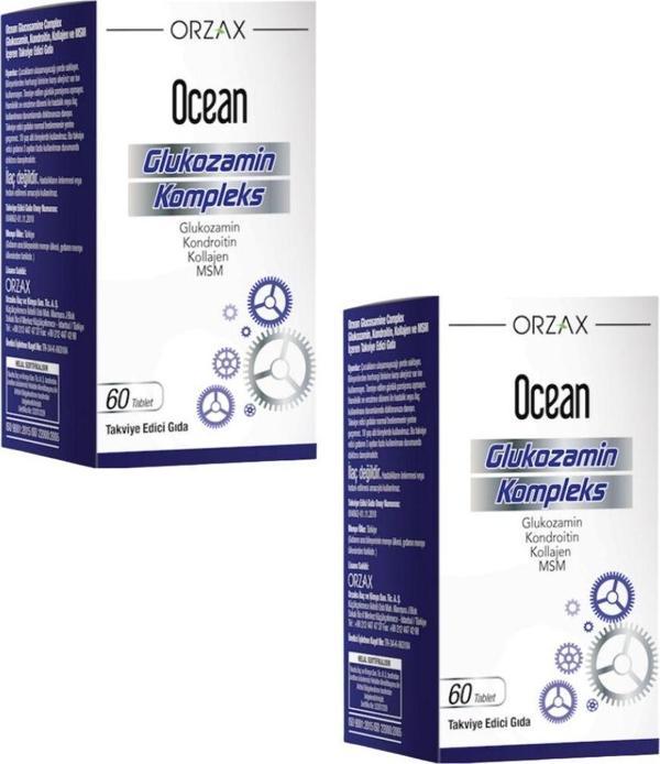 Ocean Glukozamin Kompleks 60 Tablet x 2 Adet - Image 1