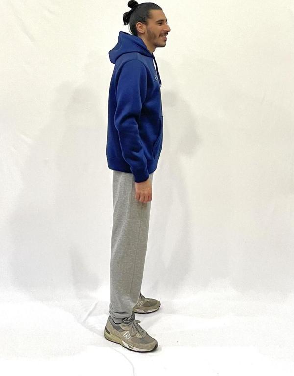 Süperlife Erkek Rahat Kalıp İçi Polarlı 3 iplik Kanguru Amerikan Baskılı Cepli Swetashırt Spr24sw01 - Image 1