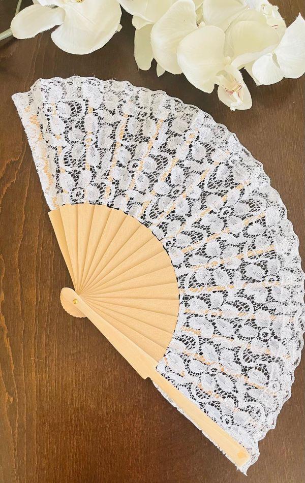 - Lüks Yelpaze Düğün Nikah Kına Hediye 1 Adet - Image 1