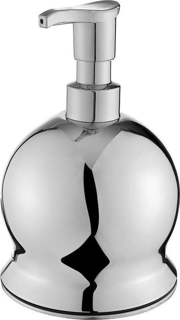 Geseus Ç.ayna Metal Krom Küre Sıvı Sabun Dispenseri 300ml-802 - Image 1