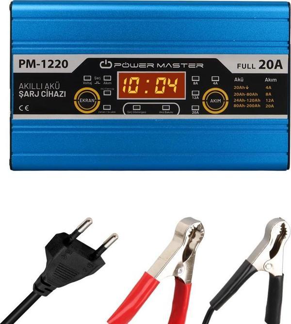 12 VOLT MAX 20 AMPER LCD EKRANLI AKÜ ŞARJ CİHAZI-Findit - Image 1