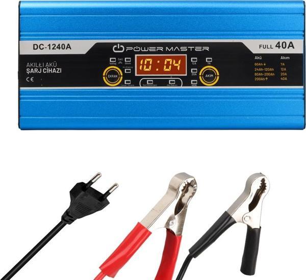 12 VOLT MAX 40 AMPER DİGİTAL EKRANLI  AKILLI AKÜ ŞARJ CİHAZI-Findit - Image 1