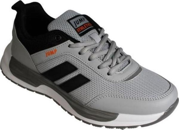 JUMP Erkek Gri Fileli Memory iç taban Sneaker Spor Ayakkabı - Image 1