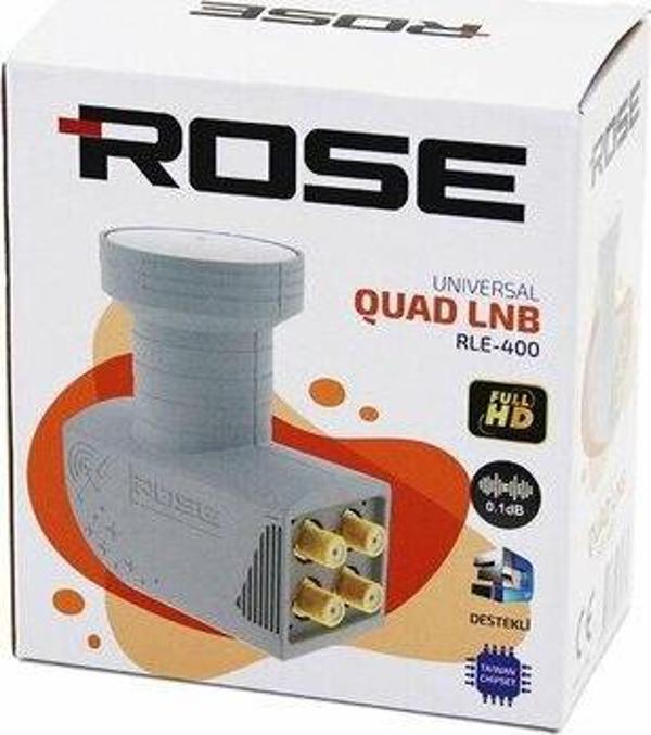 4LÜ UYDU LNB UNIVERSAL QUAD FULL HD -  3D - 0.1DB RLE-400-Findit - Image 1