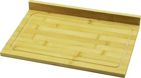 AHŞAP BAMBU KESİM PANOSU KANALLI - TEK KENAR YÜKSELTİ=3CM  24X35CM-Findit - Image 1