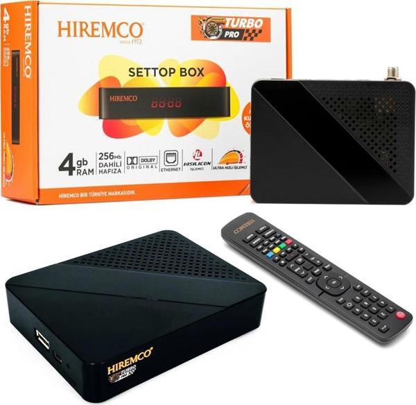 TURBO PRO 4GB RAM 256 MB DAHİLİ HAFIZA LINUX TABANLI DAHİLİ WİFİ FULL HD MİNİ UYDU ALICISI-Findit - Image 1