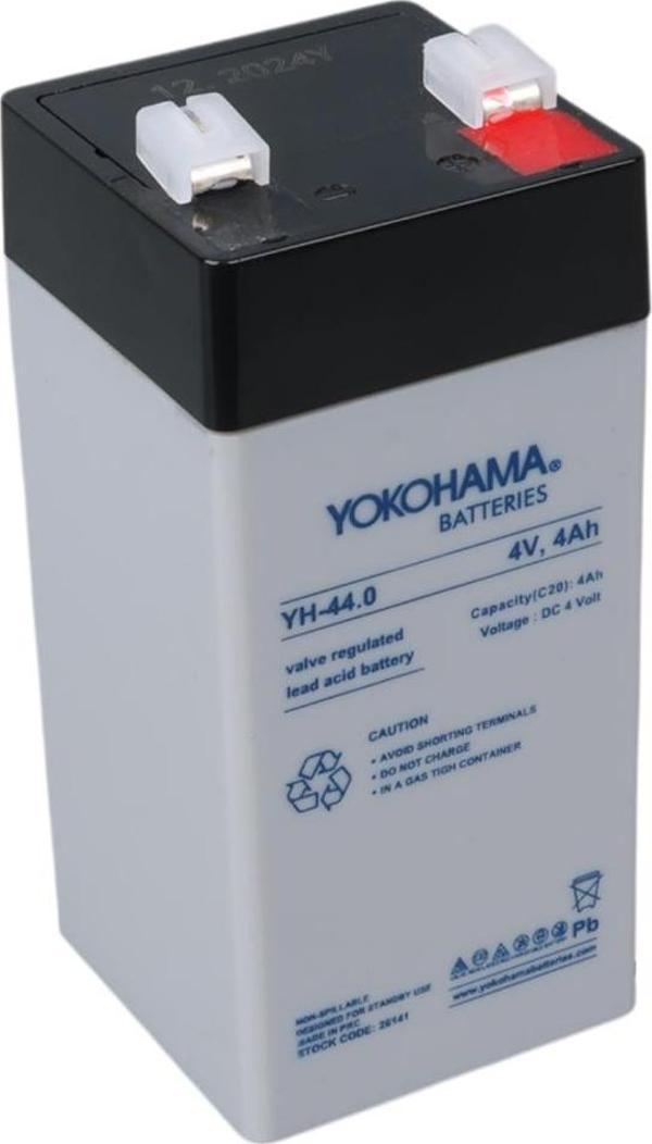 YOKOHAMA YH-44.0 4 VOLT - 4 AMPER DİK KURU AKÜ (46 X 46 X 100 MM) (2818) - Image 1