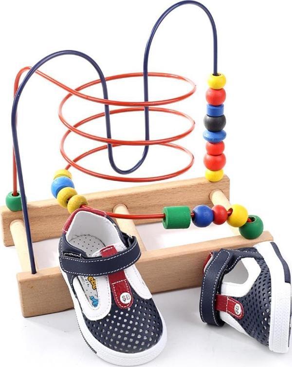 Şirin Bebe 3132 Ortopedik Erkek Bebek İlk Adım Ayakkabı Sandalet - Image 1