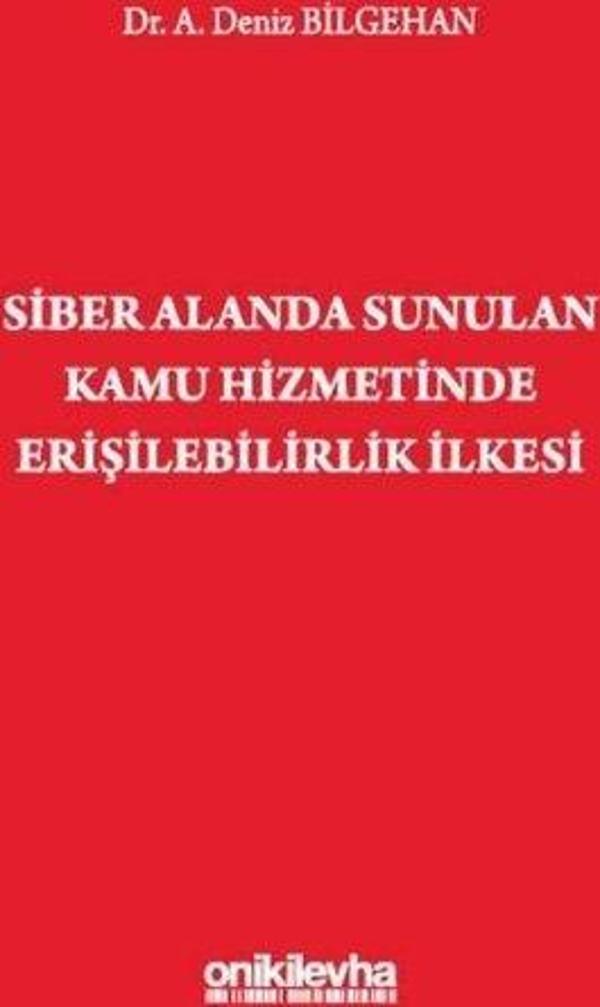 Siber Alanda Sunulan Kamu Hizmetinde Erişilebilirlik İlkesi - On İki Levha Yayıncılık - Image 1
