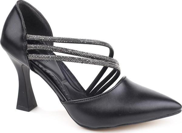 Ceylan 3560 Kadın 9 Cm Topuklu Taşlı Stiletto Ayakkabı - Image 1