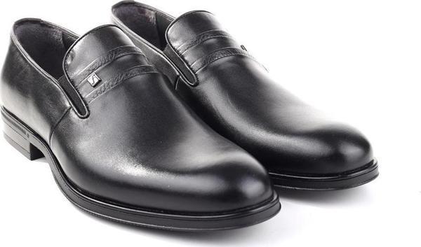 Fosco 1080 Bağcıksız Hakiki Deri Klasik Erkek Ayakkabı - Image 1