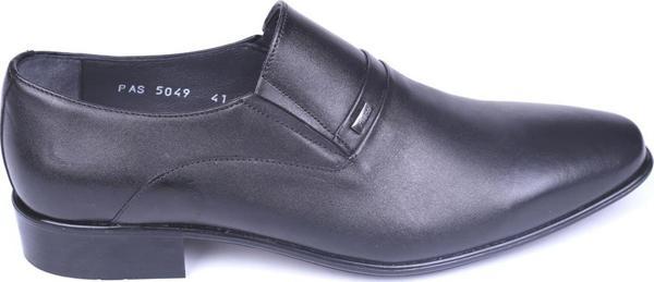 Fosco 5049-6 Erkek Siyah Hakiki Deri Klasik Ayakkabı  - Image 1