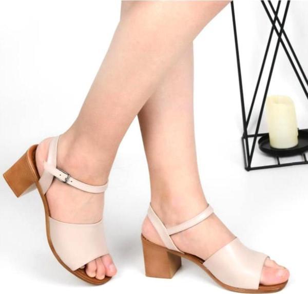 Papuç Sepeti 6,5 Cm Topuklu Yazlık Kadın Ayakkabı - Image 1