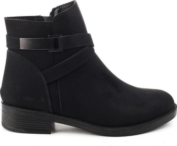 Papuç Sepeti 4194 Fermuarlı Termo Taban Günlük Kadın Bot - Image 1