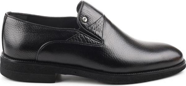 Benart Hakiki Deri Hafif Eva Taban Bağcıksız Günlük Klasik Erkek Ayakkabı - Image 1