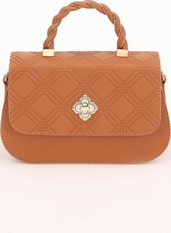 Levidor 930180 Kadın Kabartma Desenli  El & Omuz Çantası - Image 1