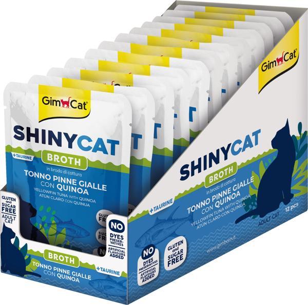 GIMCAT SHINYCAT PGimcat Shinycat Pouch Yellowfin Tuna And Quinoa 70 gr – Sarı yüzgeçli Ton Balığı ve Kinoa X12AD - Image 1