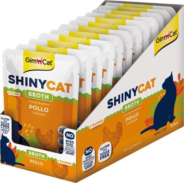 Gimcat Shinycat Pouch Tavuklu Kedi maması 70grx12ad - Image 1