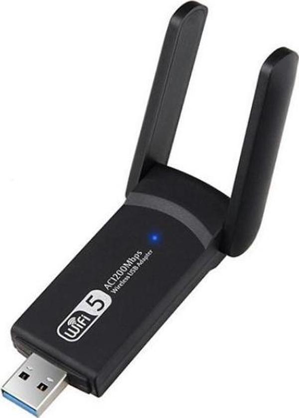 Elitstore USB Kablosuz Wifi Alıcı Adaptör Ac1200 Mbps, Dual Band Usb 3.0 - Image 1