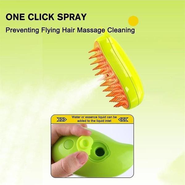 Pet Brush Buharlı Şarjlı Kedi Köpek Yıkama Aparatı - Image 1