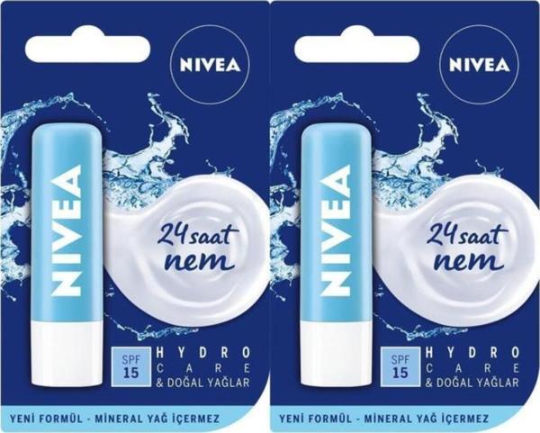 Hydro Care Spf 15 Güneş Korumalı Dudak Bakım Kremi 4,8g X2 Adet - Image 1