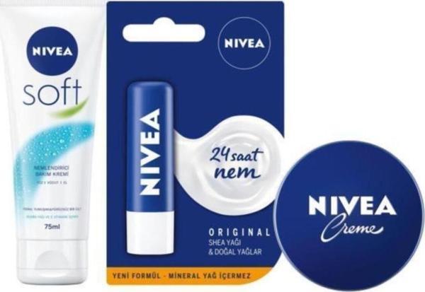 Soft Krem 75ml + Dudak Kremi Original 4,8gr + Creme 75ml - Image 1