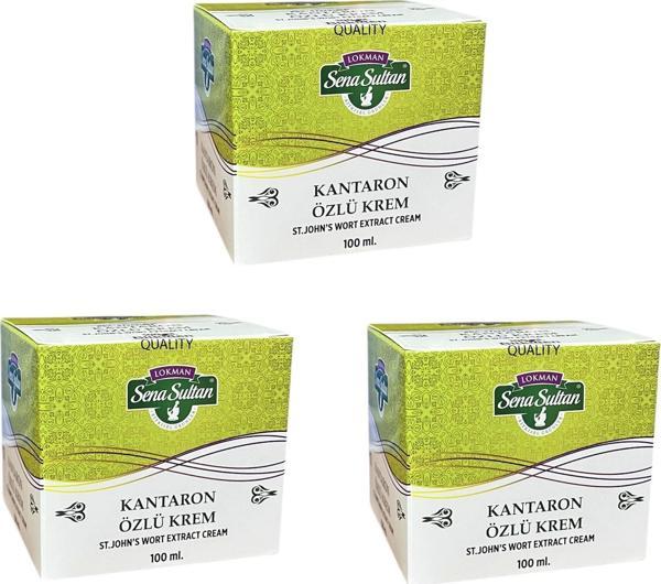 Sena Sultan 3 Adet Kantaron Özlü Krem100 ML - Image 1